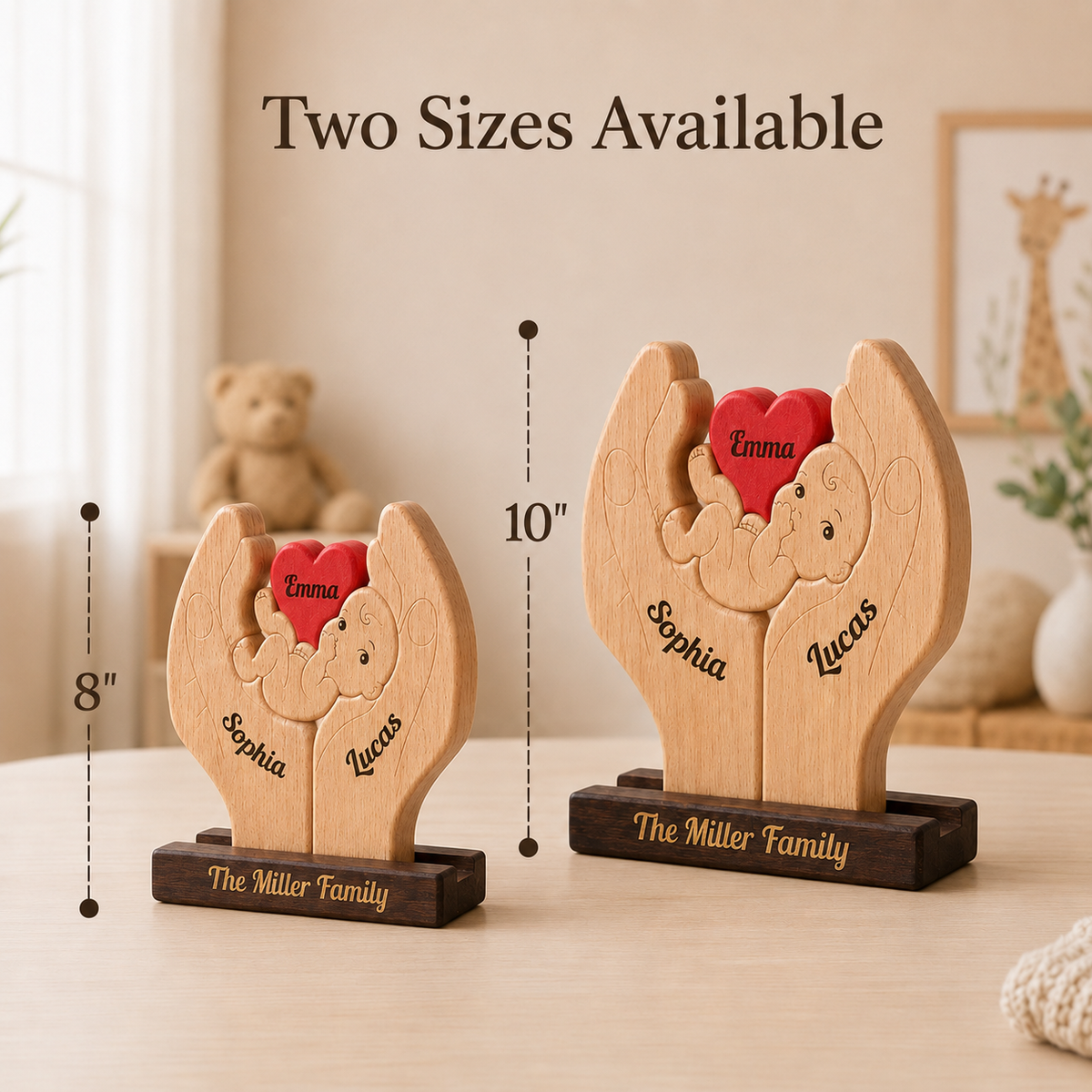 ONE KEEPSAKE, TWO PERFECT SIZES
