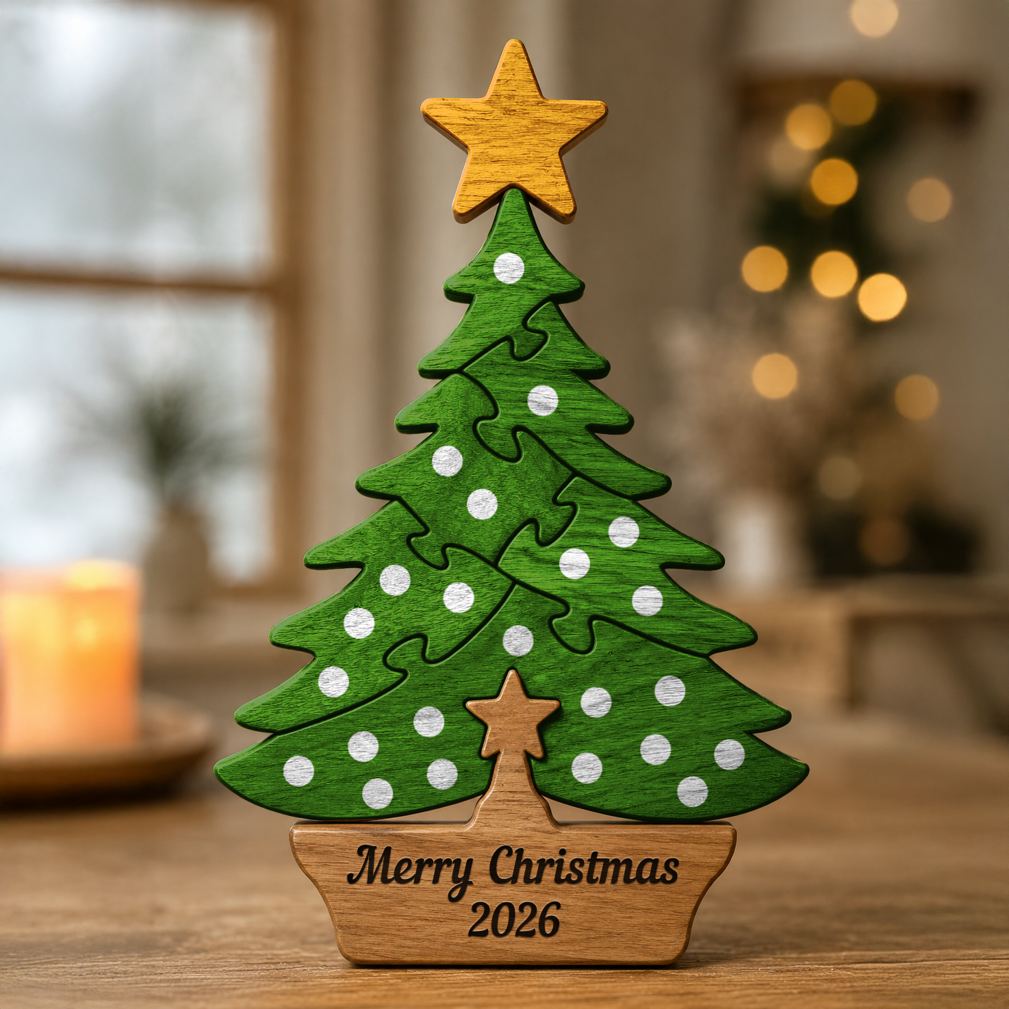 Christmas Wooden Puzzle