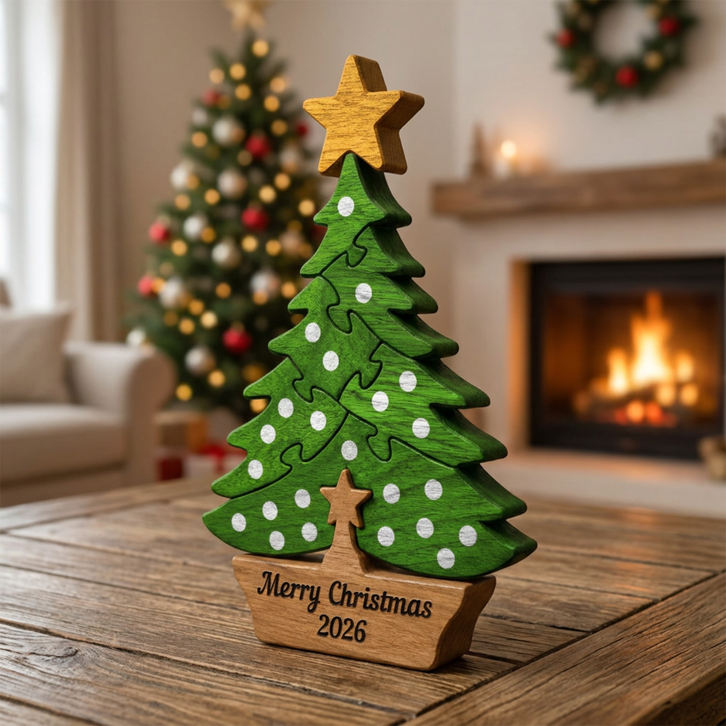 Christmas Wooden Puzzle
