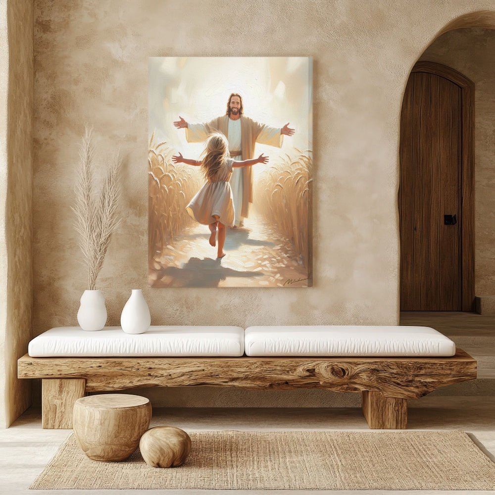A Leap of Faith III, Christian Canvas Wall Art, Christmas Gift Ideas, Christian Home Decor, Ciaocustom