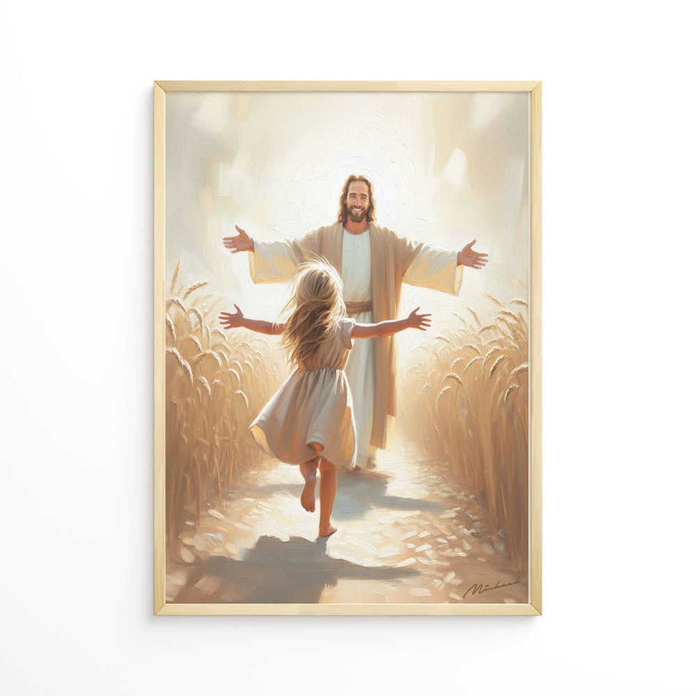 A Leap of Faith III, Christian Canvas Wall Art, Christmas Gift Ideas, Christian Home Decor, Ciaocustom