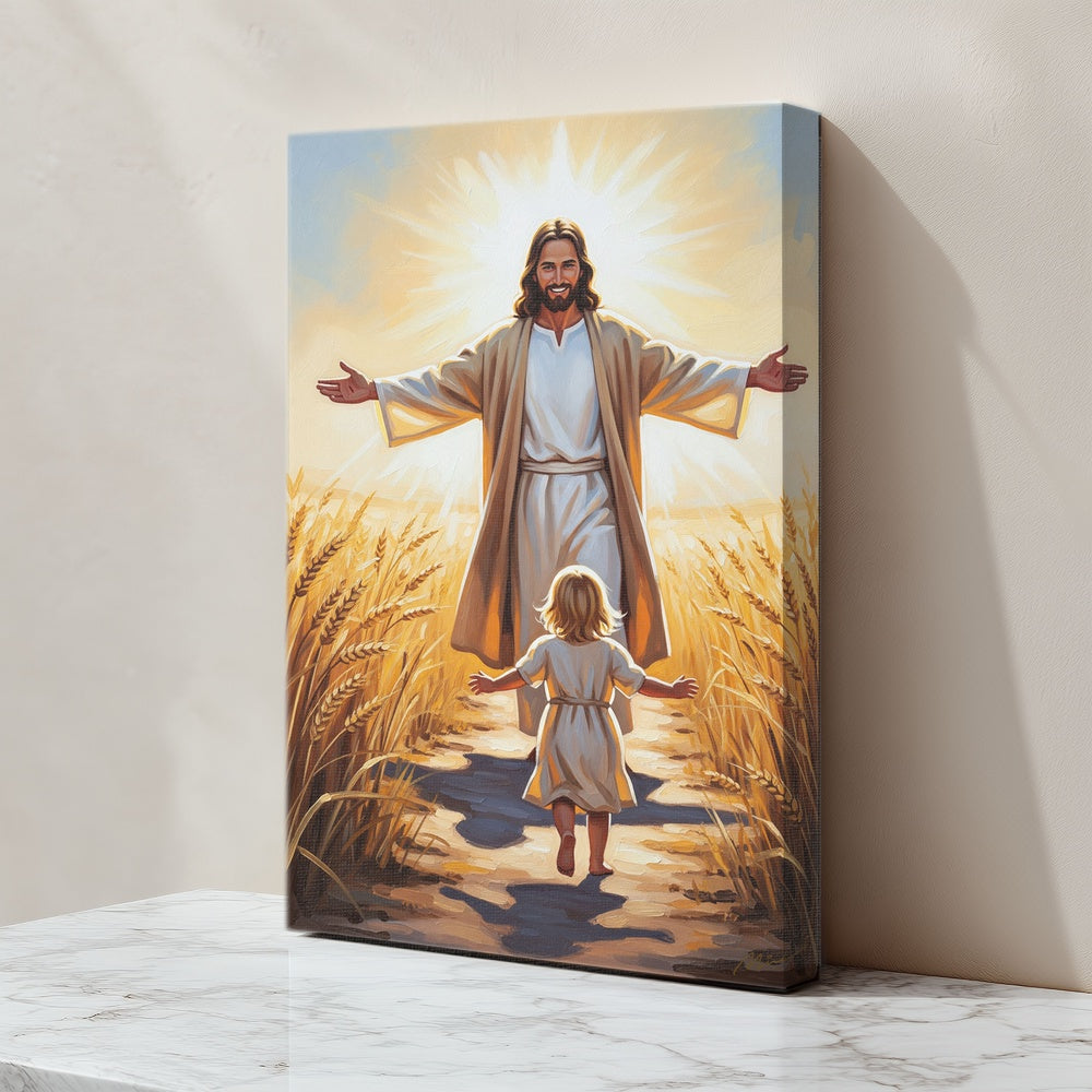 A Leap of Faith II, Christian Canvas Wall Art, Christmas Gift Ideas, Christian Home Decor, Ciaocustom