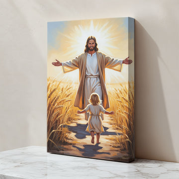 A Leap of Faith II, Christian Canvas Wall Art, Christmas Gift Ideas, Christian Home Decor, Ciaocustom