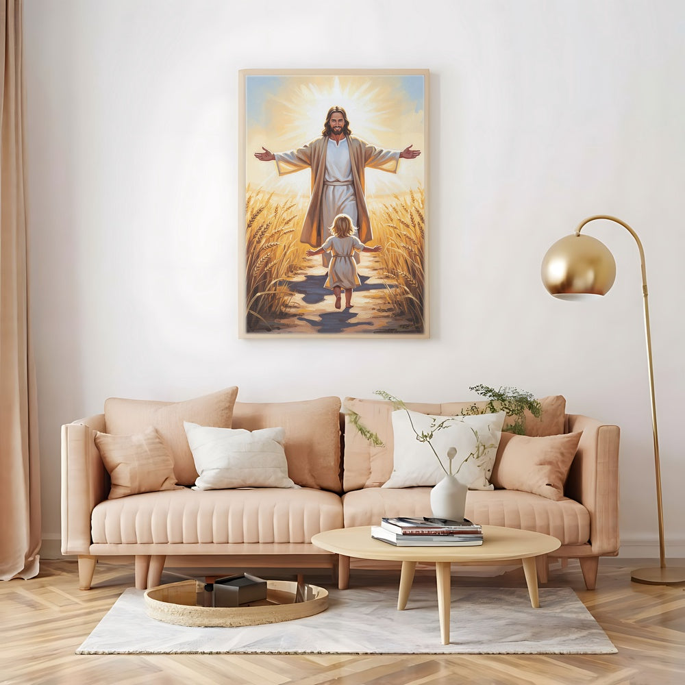 A Leap of Faith II, Christian Canvas Wall Art, Christmas Gift Ideas, Christian Home Decor, Ciaocustom