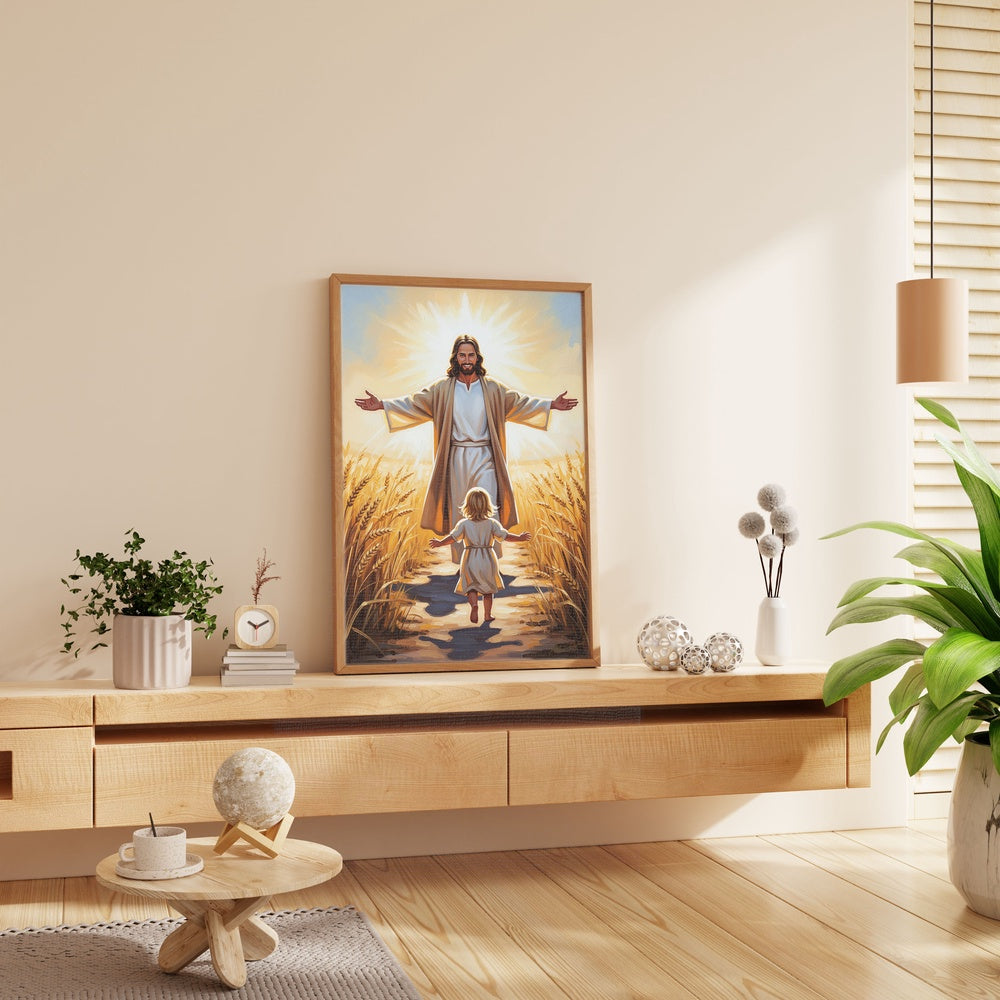 A Leap of Faith II, Christian Canvas Wall Art, Christmas Gift Ideas, Christian Home Decor, Ciaocustom