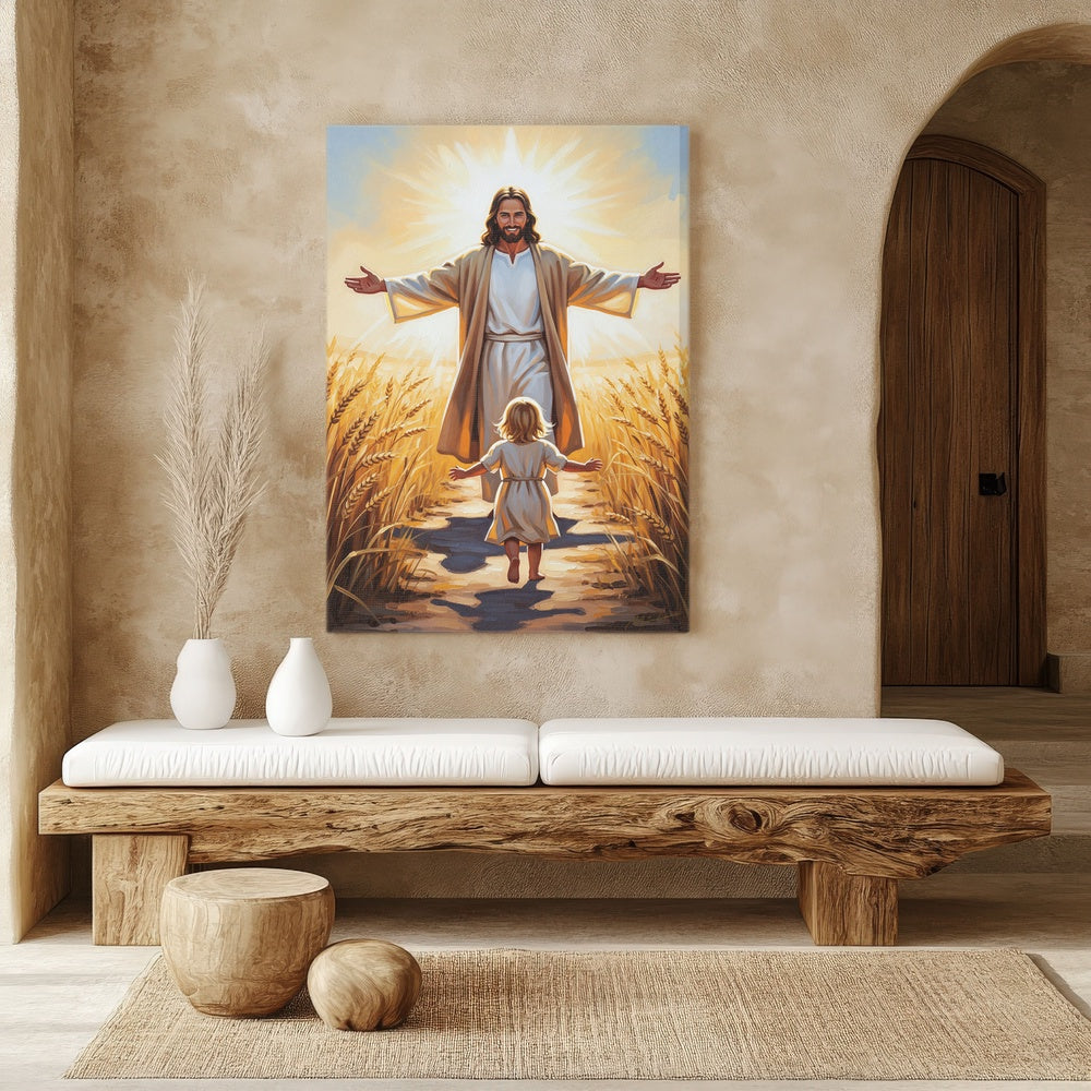 A Leap of Faith II, Christian Canvas Wall Art, Christmas Gift Ideas, Christian Home Decor, Ciaocustom