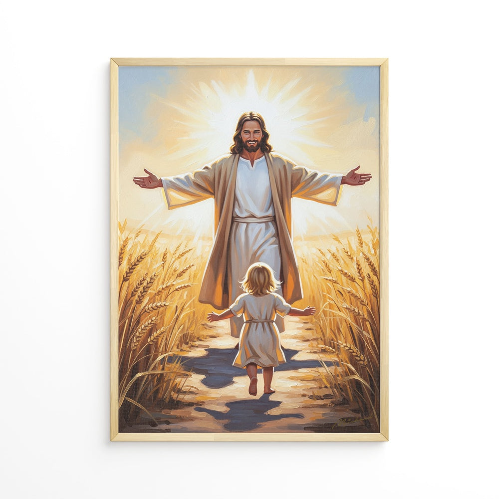 A Leap of Faith II, Christian Canvas Wall Art, Christmas Gift Ideas, Christian Home Decor, Ciaocustom