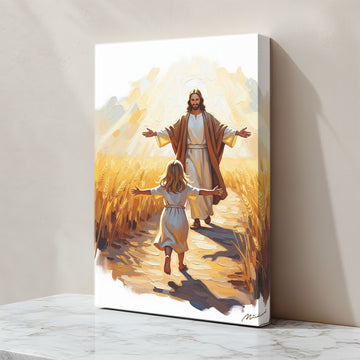 A Leap of Faith I, Christian Canvas Wall Art, Christmas Gift Ideas, Christian Home Decor, Ciaocustom