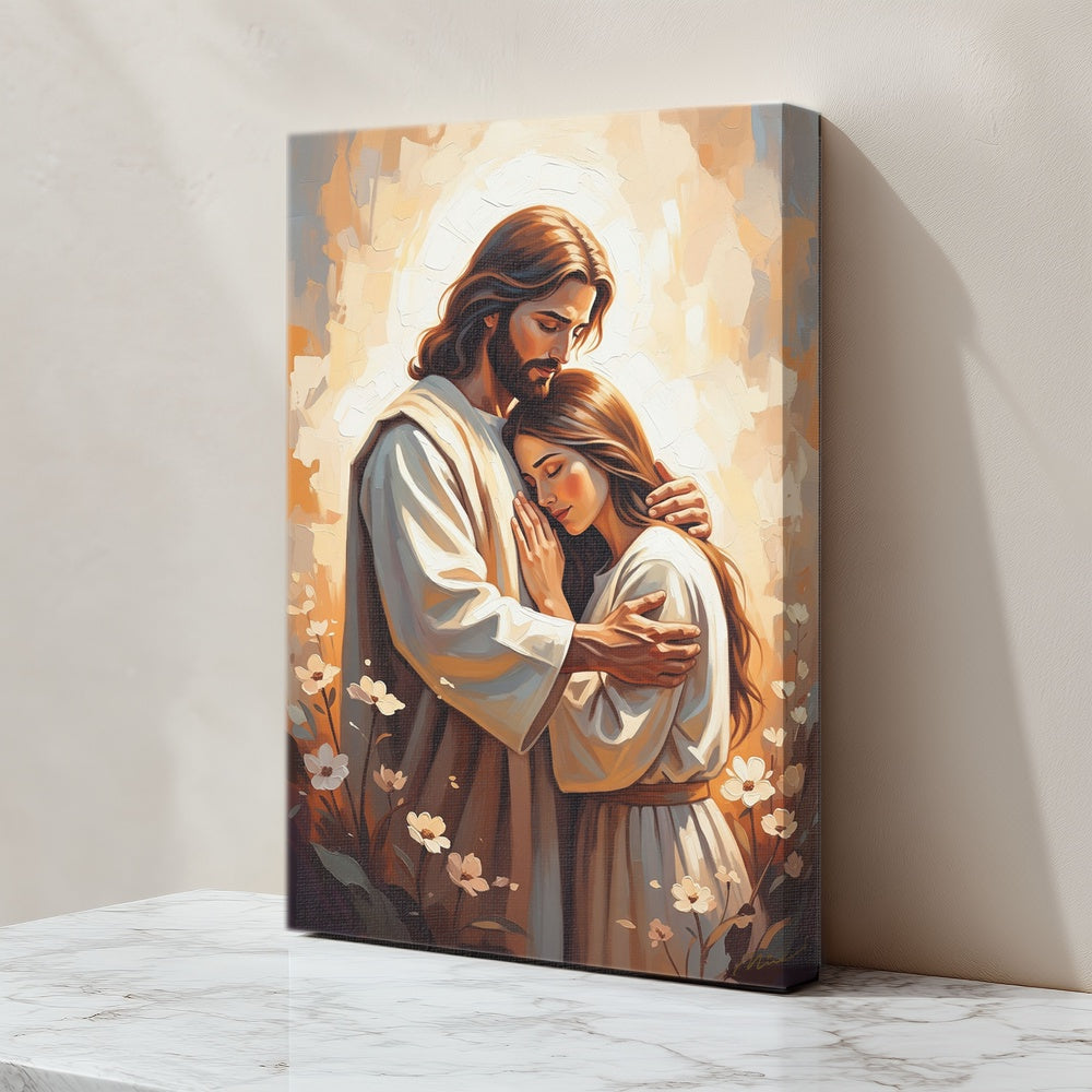 Arms of Mercy II, Christian Canvas Wall Art, Christmas Gift Ideas, Christian Home Decor, Ciaocustom