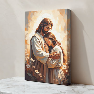 Arms of Mercy II, Christian Canvas Wall Art, Christmas Gift Ideas, Christian Home Decor, Ciaocustom