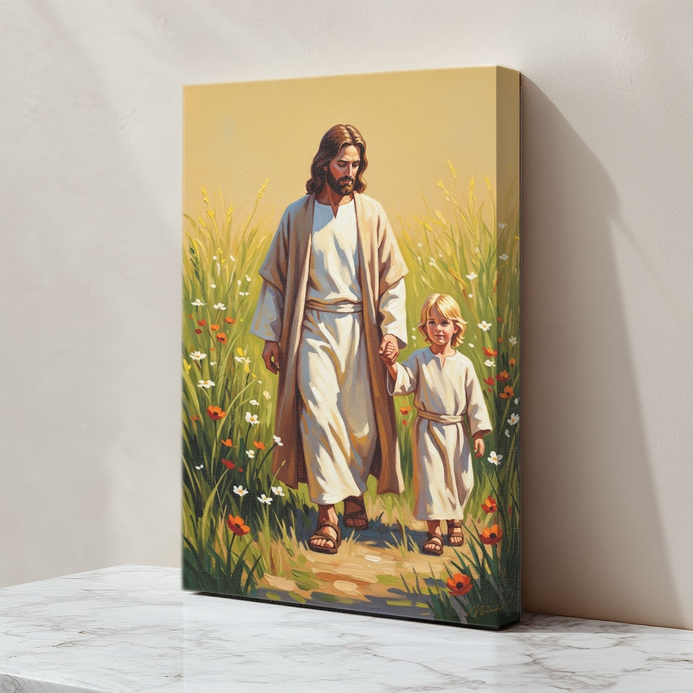 Child of God III, Christian Canvas Wall Art, Christmas Gift Ideas, Christian Home Decor, Ciaocustom