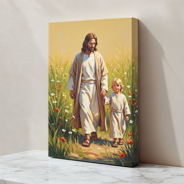 Child of God III, Christian Canvas Wall Art, Christmas Gift Ideas, Christian Home Decor, Ciaocustom