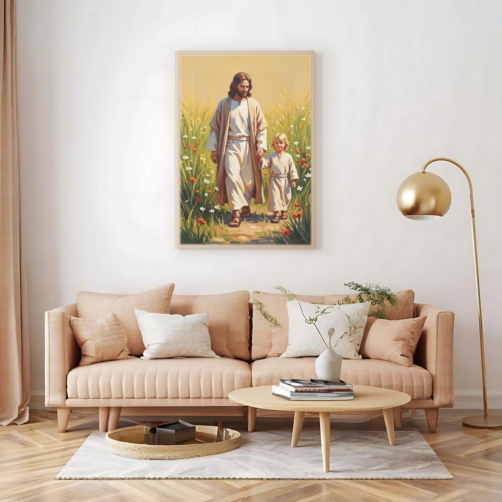 Child of God III, Christian Canvas Wall Art, Christmas Gift Ideas, Christian Home Decor, Ciaocustom