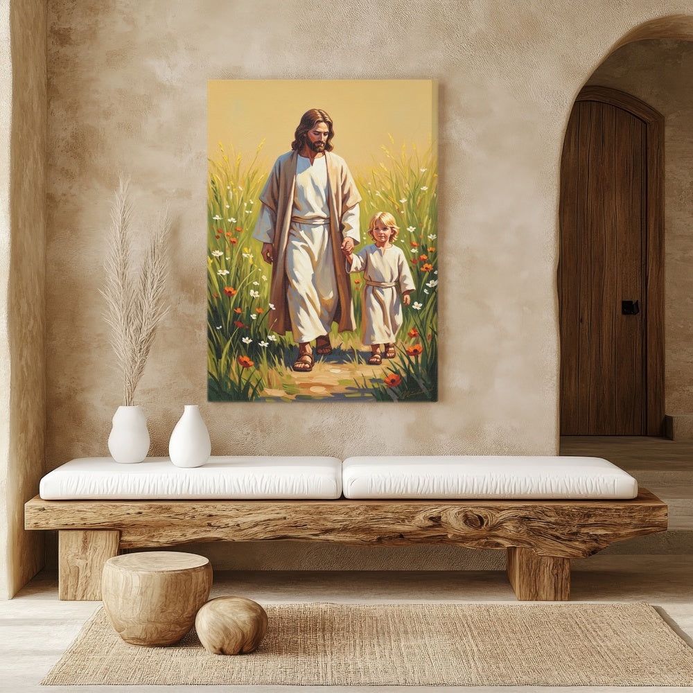 Child of God III, Christian Canvas Wall Art, Christmas Gift Ideas, Christian Home Decor, Ciaocustom