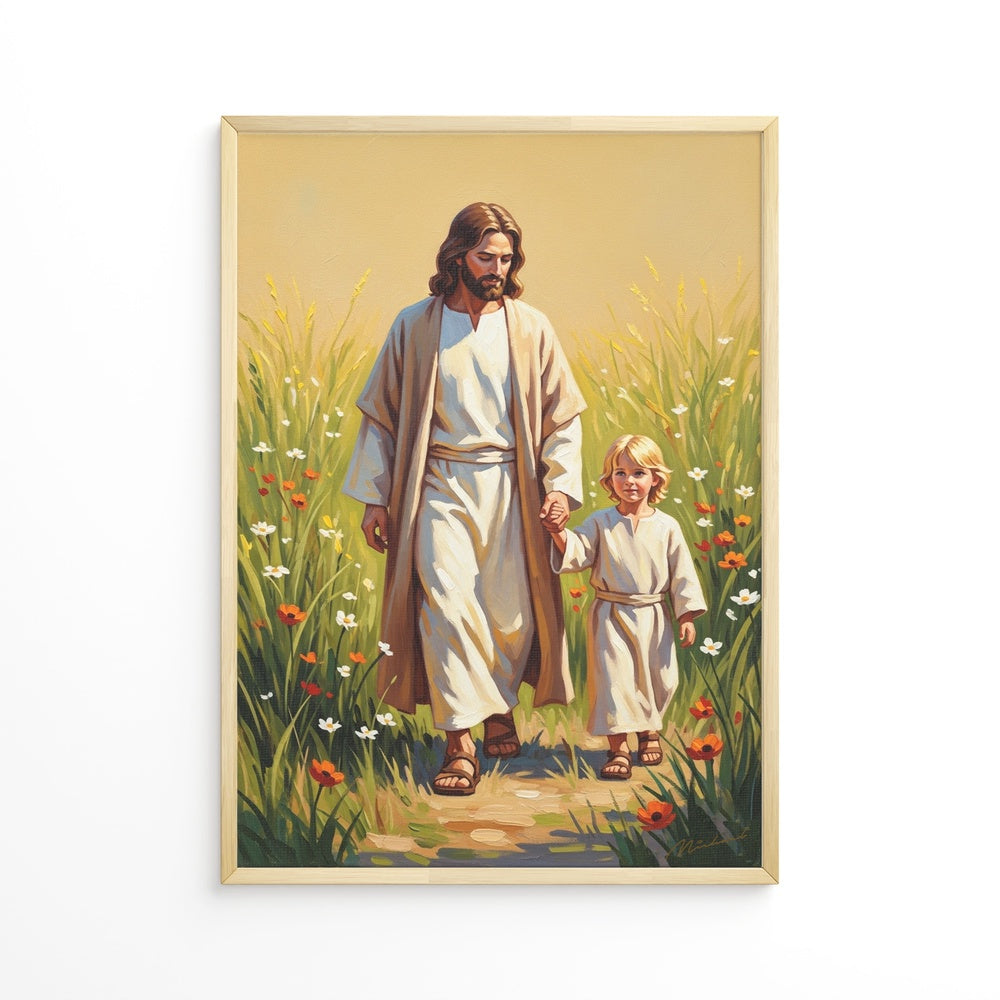 Child of God III, Christian Canvas Wall Art, Christmas Gift Ideas, Christian Home Decor, Ciaocustom