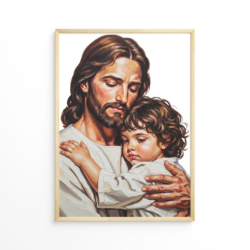 Child of God II, Christian Canvas Wall Art, Christmas Gift Ideas, Christian Home Decor, Ciaocustom