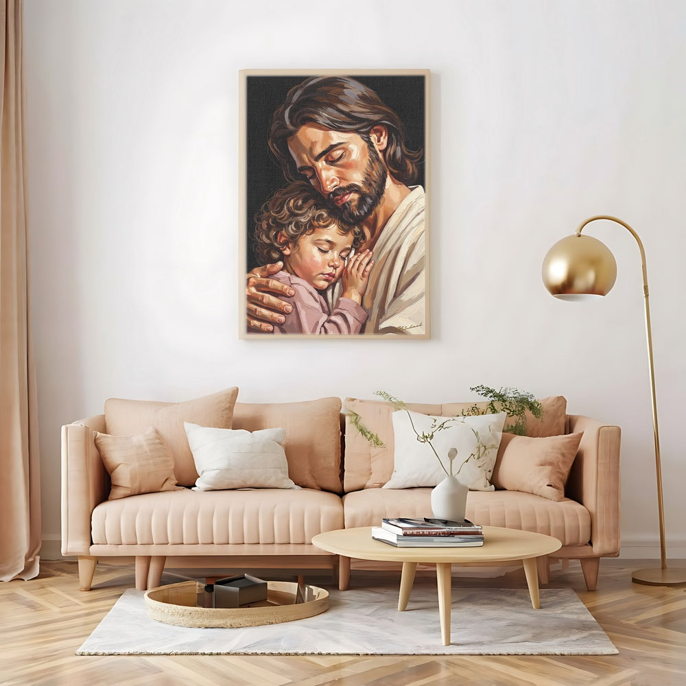 Child of God I, Christian Canvas Wall Art, Christmas Gift Ideas, Christian Home Decor, Ciaocustom