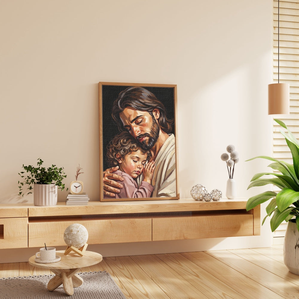 Child of God I, Christian Canvas Wall Art, Christmas Gift Ideas, Christian Home Decor, Ciaocustom