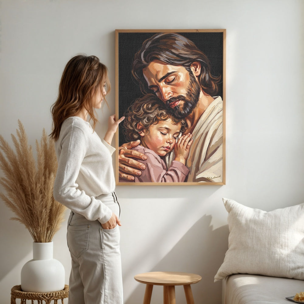 Child of God I, Christian Canvas Wall Art, Christmas Gift Ideas, Christian Home Decor, Ciaocustom