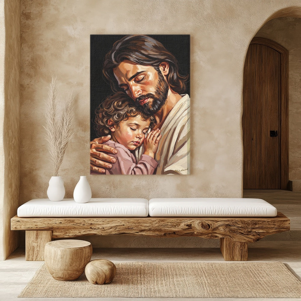 Child of God I, Christian Canvas Wall Art, Christmas Gift Ideas, Christian Home Decor, Ciaocustom