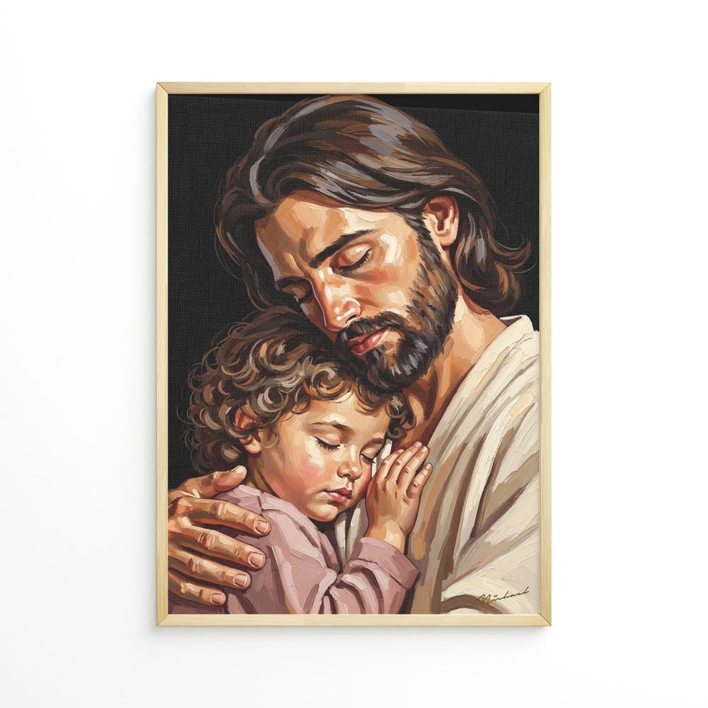 Child of God I, Christian Canvas Wall Art, Christmas Gift Ideas, Christian Home Decor, Ciaocustom