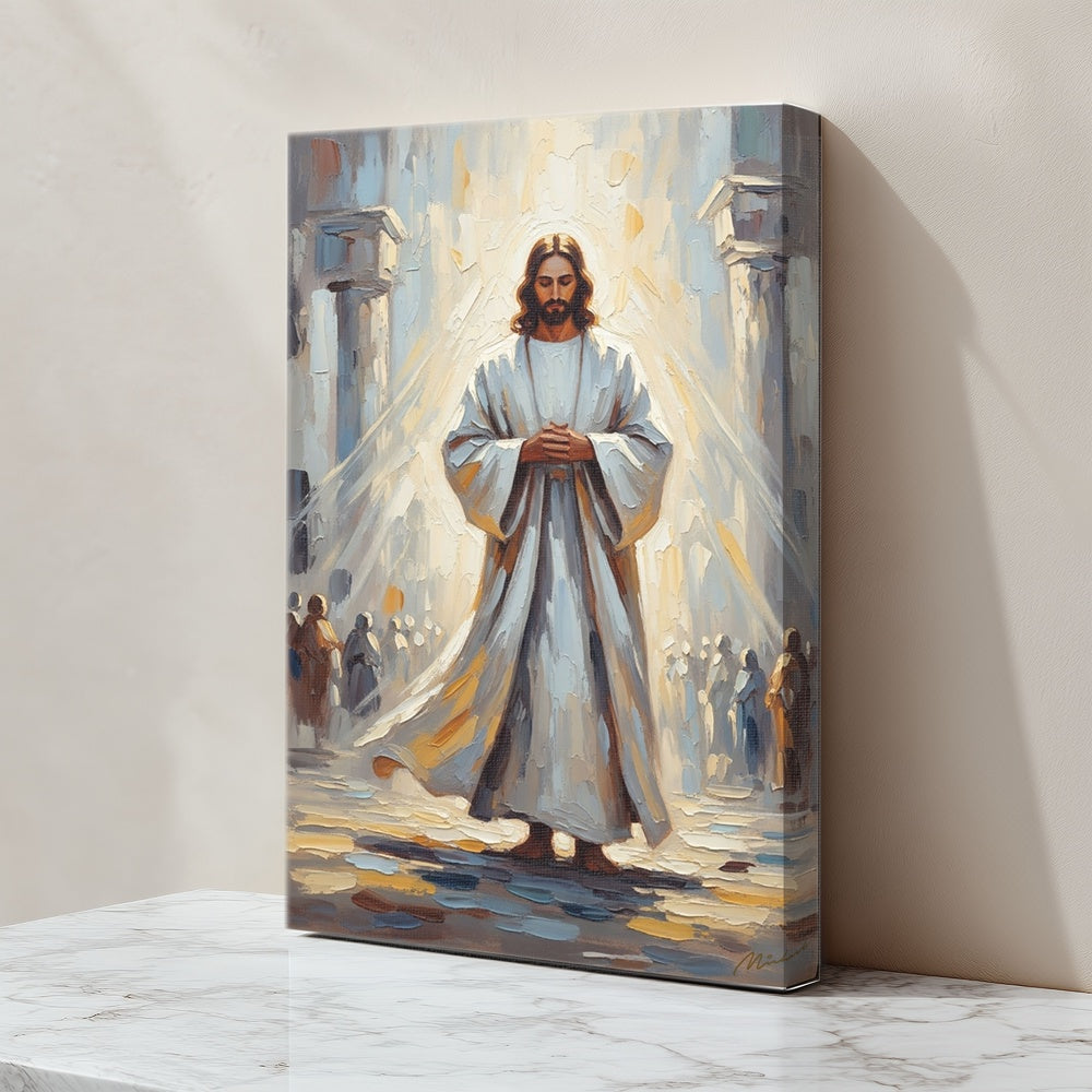 He Is Risen, Christian Canvas Wall Art, Christmas Gift Ideas, Christian Home Decor, Ciaocustom