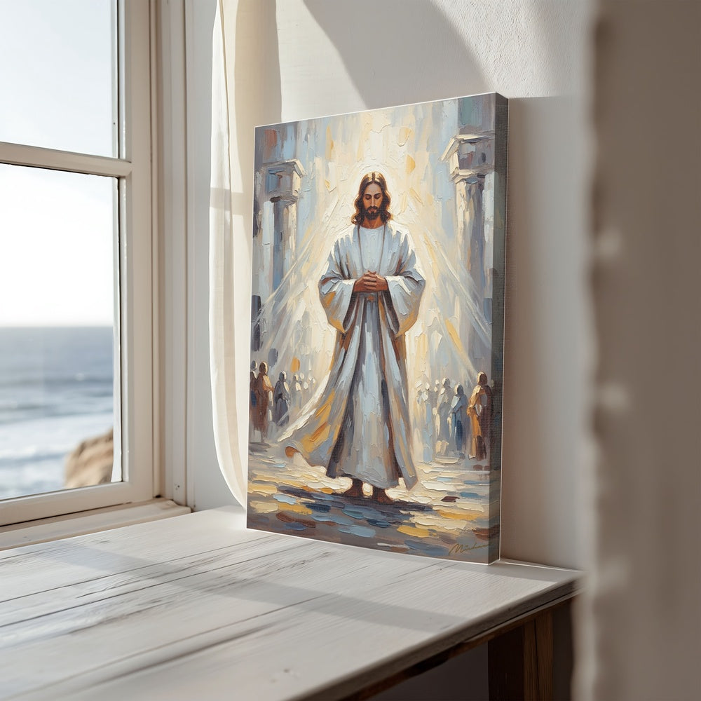He Is Risen, Christian Canvas Wall Art, Christmas Gift Ideas, Christian Home Decor, Ciaocustom