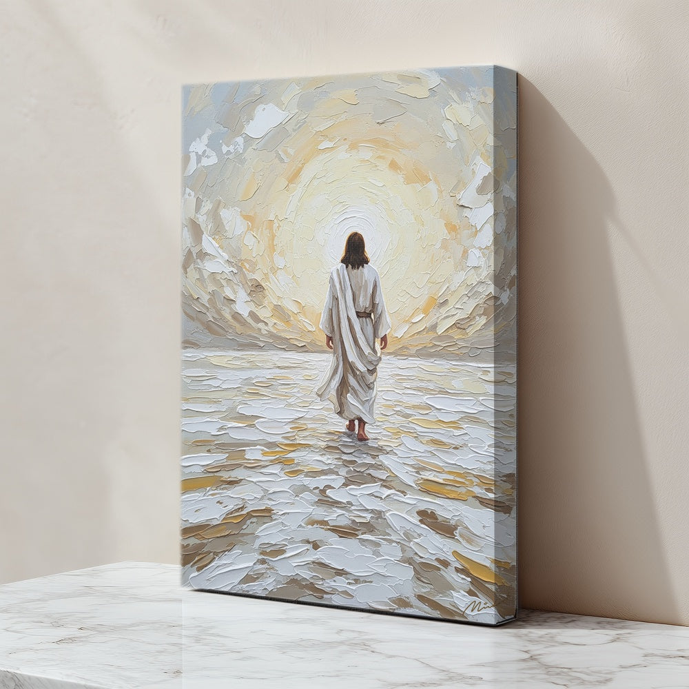 Jesus Walking on Water VI, Christian Canvas Wall Art, Christmas Gift Ideas, Christian Home Decor, Ciaocustom