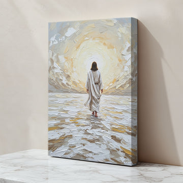 Jesus Walking on Water VI, Christian Canvas Wall Art, Christmas Gift Ideas, Christian Home Decor, Ciaocustom