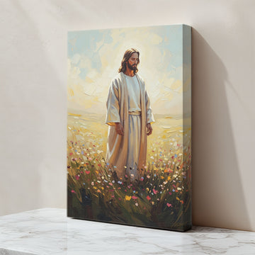 Jesus in The Garden, Christian Canvas Wall Art, Christmas Gift Ideas, Christian Home Decor, Ciaocustom