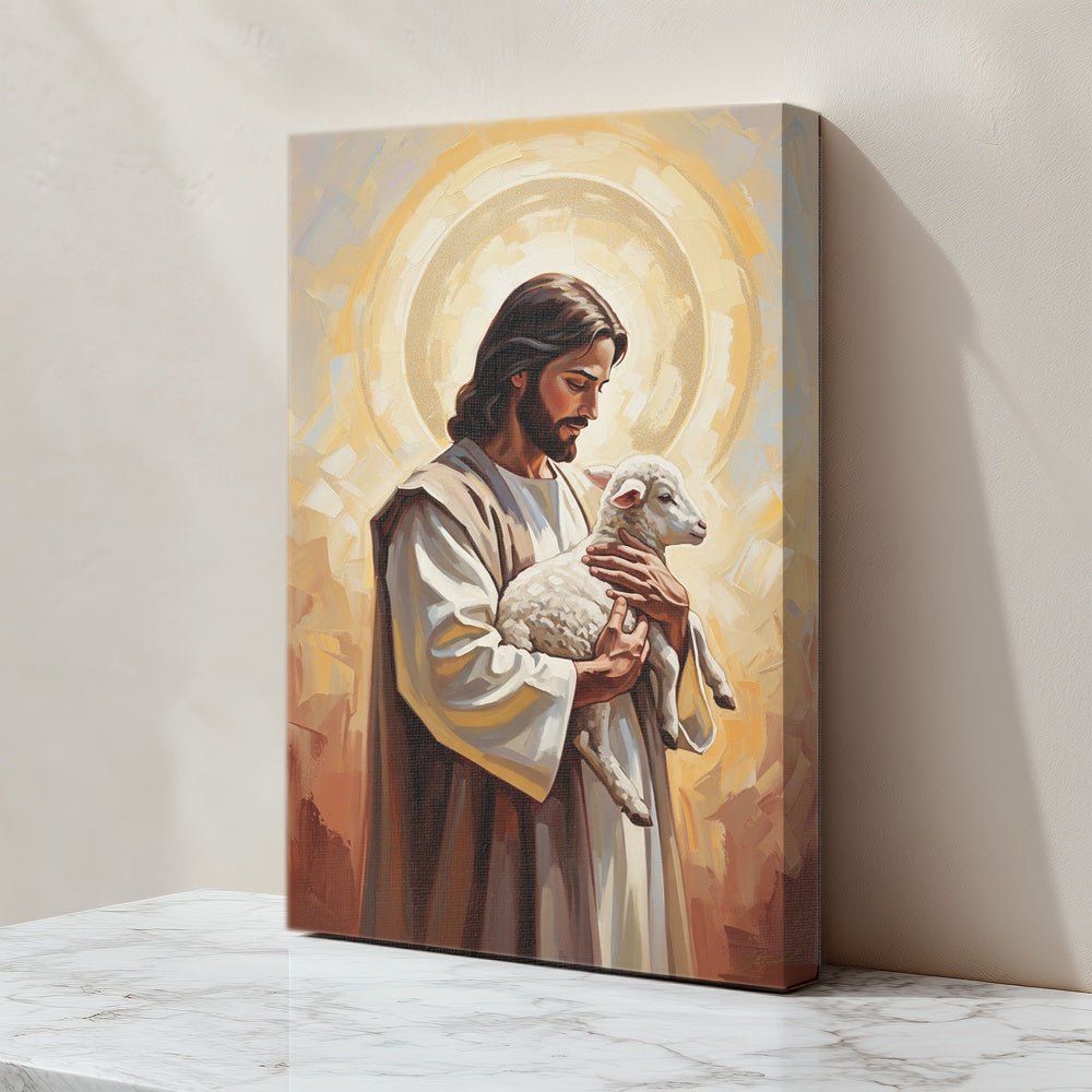 The Good Shepherd II, Christian Canvas Wall Art, Christmas Gift Ideas, Christian Home Decor, Ciaocustom