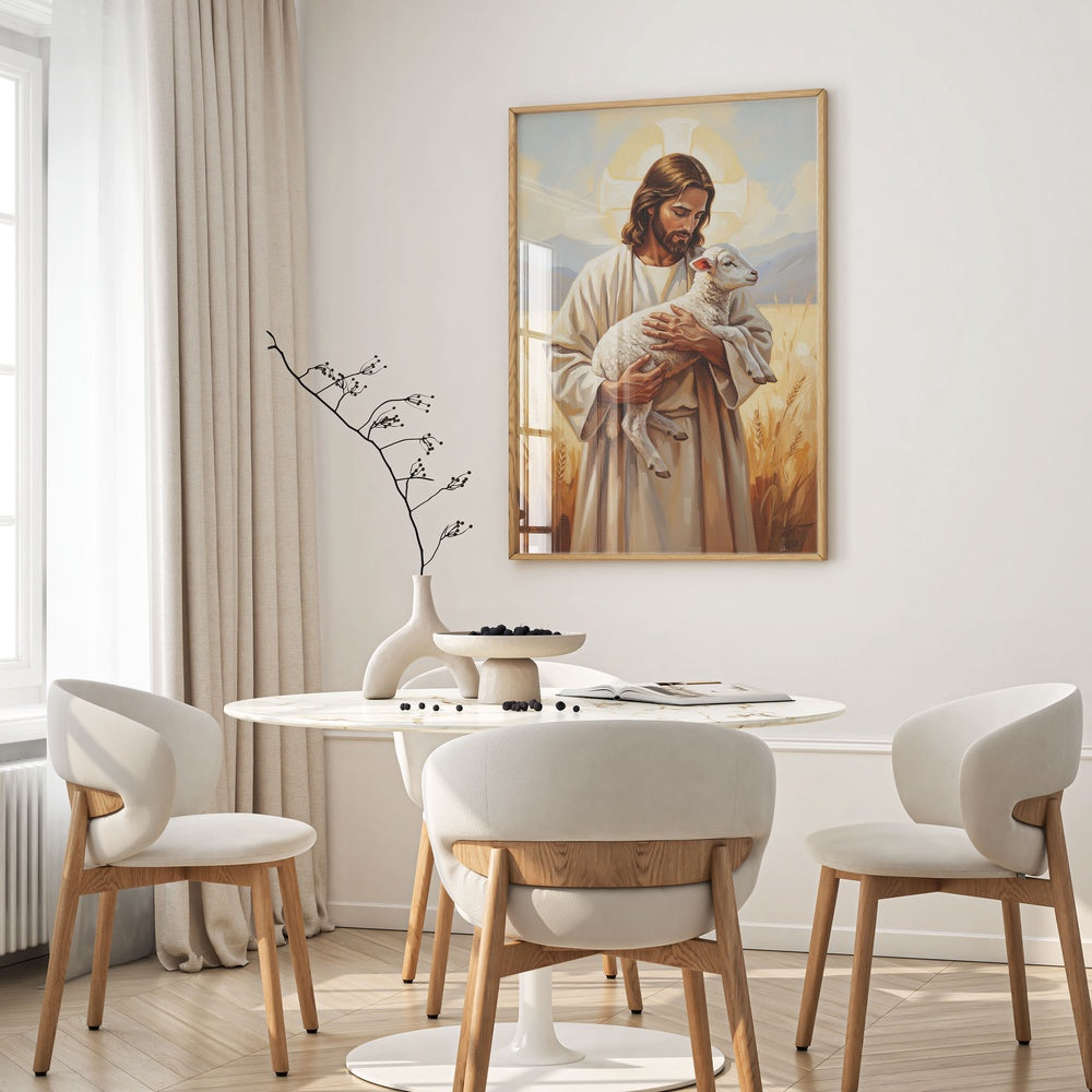 The Good Shepherd I, Christian Canvas Wall Art, Christmas Gift Ideas, Christian Home Decor, Ciaocustom