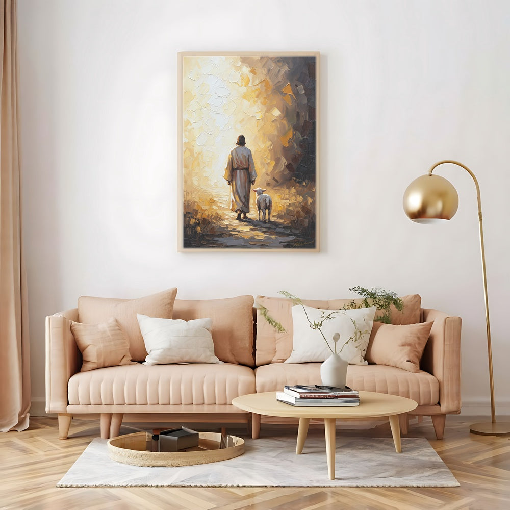 The Journey Home III, Christian Canvas Wall Art, Christmas Gift Ideas, Christian Home Decor, Ciaocustom