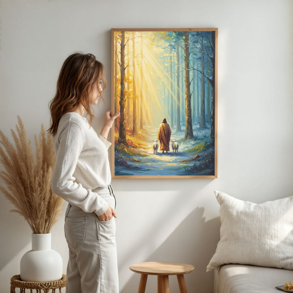 The Journey Home I, Christian Canvas Wall Art, Christmas Gift Ideas, Christian Home Decor, Ciaocustom