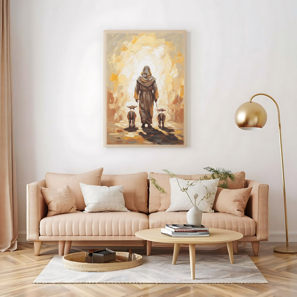 The Journey Home V, Christian Canvas Wall Art, Christmas Gift Ideas, Christian Home Decor, Ciaocustom